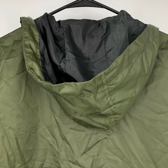 Beverly Hills Polo Club Jacket Green Black Hooded 1/4 Zip - Picture 8 of 11